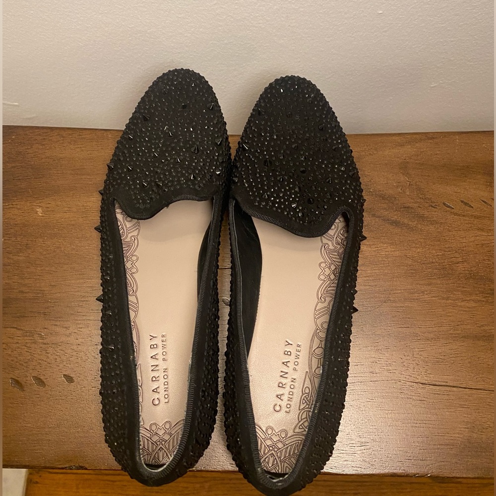 Studded flats, size: 39 (European)